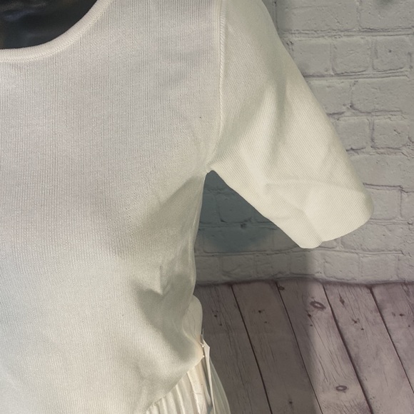 NWT  NICHOLE LYNEL MINI WHITE SKIRT SET - Picture 5 of 10